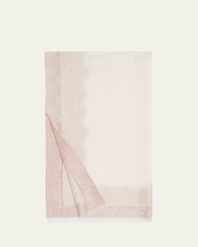 Sherazade Fil Coupe Silk-Linen Stole